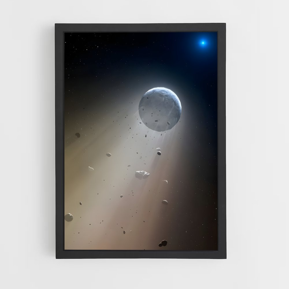 Poster Astéroïdes Enchantés – affiche Étoiles (vue 2)